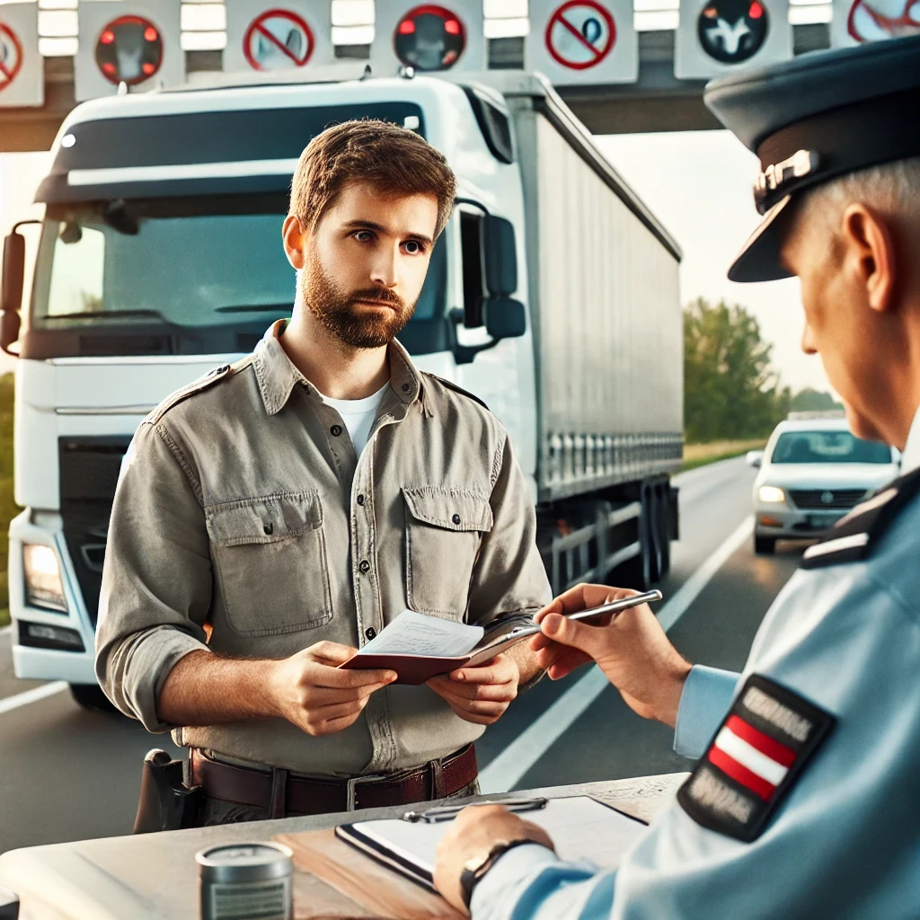 Desplazamiento conductores y control de carretera